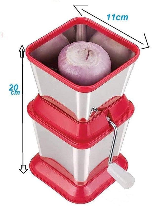 DGOOLS Onion, Chilly, Dry Fruit & Vegetable Cutter Chopper(1Pc,Multicolour) - Image 5